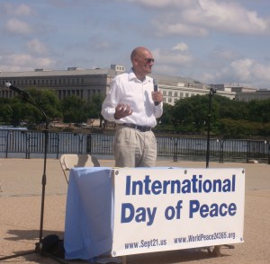 Ron using Mantras and kind words during the meditation 