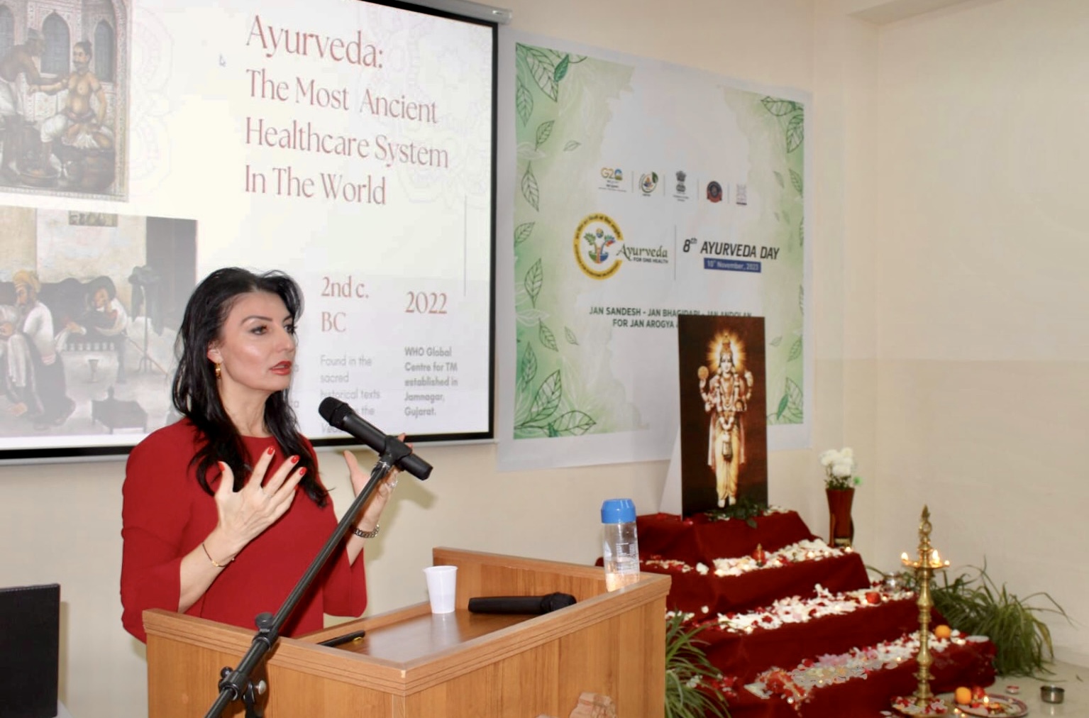8th Ayurveda day Yerevan - Rita Minassian- Embassy of India