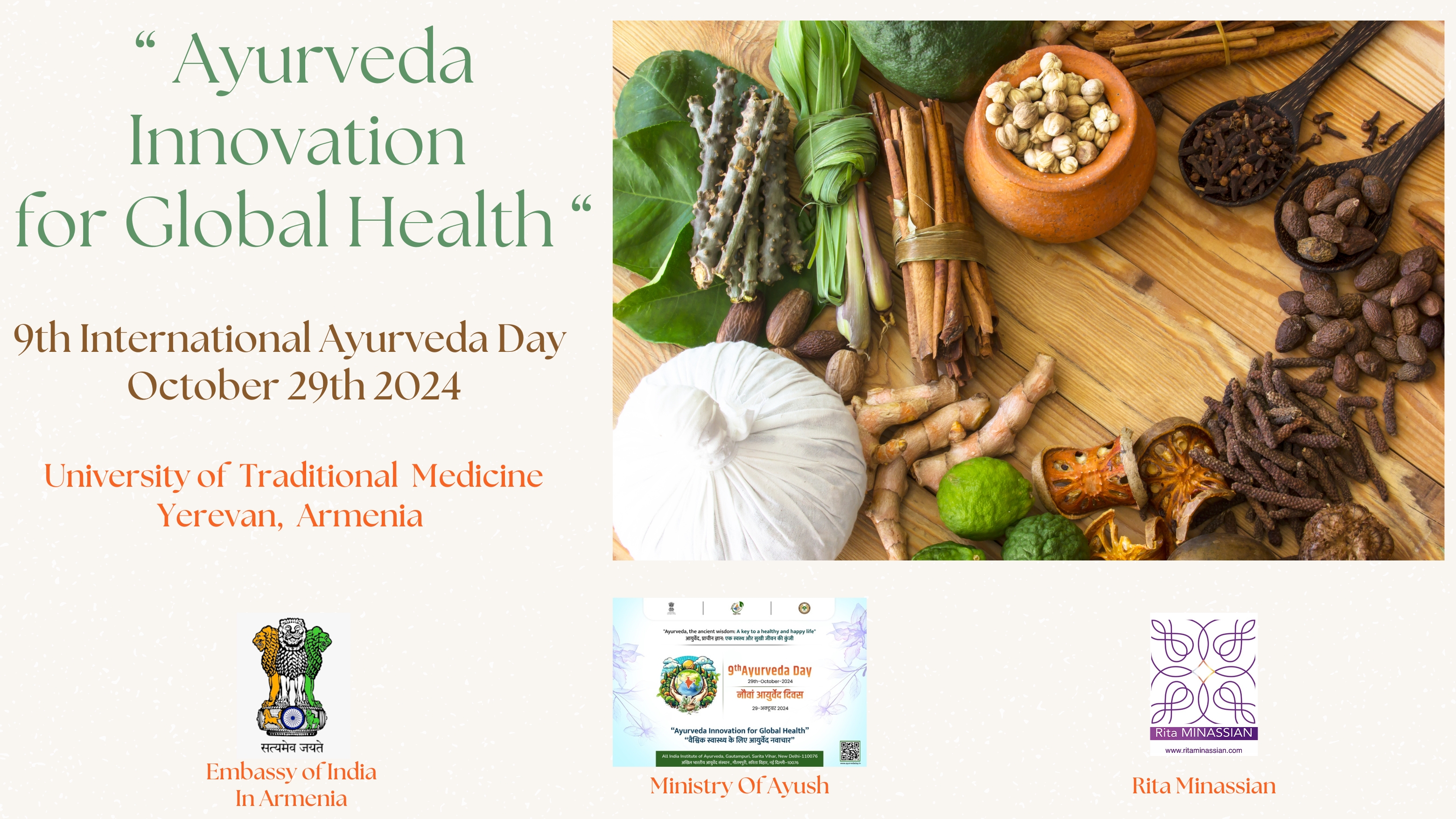 Rita Minassian 9th Ayurveda day